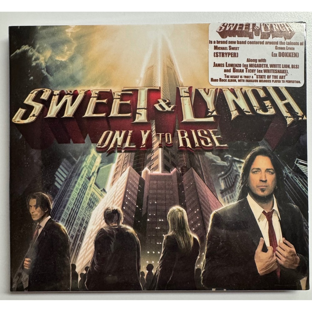Sweet & Lynch Only to Rise CD Michael Sweet George Lynch Hard Rock 2015 NEW
